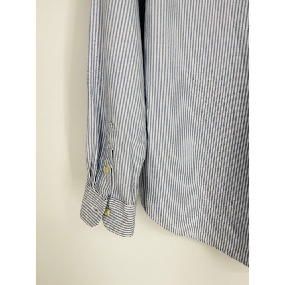 Ralph Lauren Boys Button Down Shirt Large Striped Oxford Preppy Classic - Picture 10 of 13